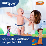 Bumtum Chota Bheem XL Size Baby Diaper Pants, 24 Count, Leakage Protection Infused With Aloe Vera, Cottony Soft High Absorb Technology (Pack of 1)