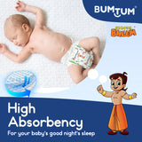 Bumtum Chota Bheem XL Size Baby Diaper Pants, 24 Count, Leakage Protection Infused With Aloe Vera, Cottony Soft High Absorb Technology (Pack of 1)