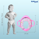 BUMTUM Baby Soft Cushion Potty Seat With Handle For Extra Comfort||Suitable For Potty Training of Babies, Kids & Toddlers