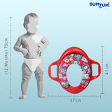 BUMTUM Baby Soft Cushion Potty Seat With Handle For Extra Comfort||Suitable For Potty Training of Babies, Kids & Toddlers