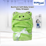 BUMTUM Baby Soft Cotton Hooded Bath Towel | Ultra Absorbent | For Newborn, Infant Boys and Girls