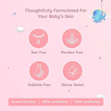 Bumtum Baby Bubble Bath, No Tear, Paraben & Sulfate Free, Derma Tested - 200 ml
