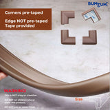 BUMTUM Baby Safety Strip Furniture Edge Guard Cushion Cover Infant & Kids Taped Corner Protectors Extra Long 16.4 ft Edge and 8 Pre-Taped Corner Protectors