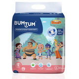 BUMTUM Chhota Bheem Baby Diaper Pants, Leakage Protection Infused With Aloe Vera, Cottony Soft High Absorb Technology