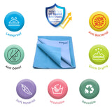 Bumtum Baby Dry Sheet Waterproof Soft Fleece Baby Bed Protector | Anti - Bacterial & Odour Free | Extra Absorbant, Reuseable & Washable - Combo - Pack Of 2pc