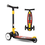 BUMTUM Smart Kick Scooter For Kids | 3 Adjustable Height Scooter, Foldable & Attractive PVC Wheels With Rare Brakes For Boys & Girls Age 5 years