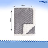 BUMTUM Super Soft New Born Baby Double Layer Blanket | Wrapper Sheet For Baby Boys & Baby Girls | Lightweight | Super Comfortable (100cm x 80cm)