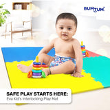 BUMTUM Interlocking Puzzle Play Mat Set of 16 tiles