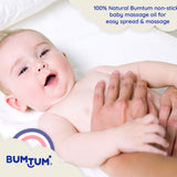 Bumtum Baby Massage Oil Natural For Babies/Child/Kids All Skin Type Nourishing, Sulphates & Parabens Free (Floral Fragrance, 400 ML, 0-5 Year)