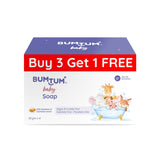 Bumtum Paraben Free Baby Soap (4N x 50 Gram) & Baby Bubble Bath (200 ML) Combo