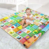 BUMTUM Double Sided Water Proof Baby Play Mat, Learning Carpet Mats for Kids, Crawling Baby (Large Size, Multicolour)