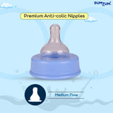 Bumtum Nurture Anti colic wide neck Nipple Pack Of 2 (Medium)