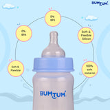 Bumtum Nurture Anti colic wide neck Nipple Pack Of 2 (Large)