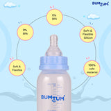 Bumtum Nurture Anti colic Narrow Neck Nipple Pack Of 2 (Small)-4