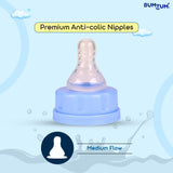 Bumtum Nurture Anti colic Narrow Neck Nipple Pack Of 2 (Small)-4