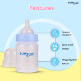 Bumtum Nurture Narrow neck feeding bottle - 250ML pack of 2