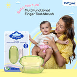 Bumtum Baby Finger Toothbrush (Green, 2 Count)