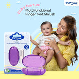 Bumtum Baby Finger Toothbrush (Purple, 2 Count)