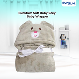 BUMTUM Baby Soft Cotton Hooded Bath Towel | Ultra Absorbent | For Newborn, Infant Boys and Girls