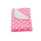 Bumtum Super Soft New Born Baby Polka Dot Blanket | Wrapper Sheet for Baby Boys & Baby Girls | Lightweight | Super Comfortable (100cm x 75cm, Red)