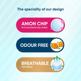 Freeme Premium Tri-fold Sanitary Pad - XL+ pack of 30 - Best Value Anion Chip Ultra Thin Napkin