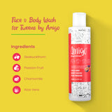 Amigo NATURAL CLEANSING 2 IN 1 Face & Body wash|Passion Fruit & Sea Buckthorn extract 200 ml