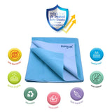 Bumtum Dry Sheet Instadry Leakproof Baby Bed Protector - Aqua Blue - Medium