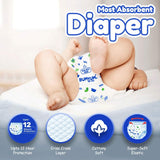 Bumtum Baby Diaper Pants - Medium - 72 Count