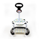 Bumtum Baby Panda Walker With Music, Parental Handle and Stopper - 6-48 Months - Multifunctional & Adjustable