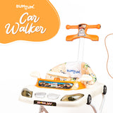 Bumtum Baby Racing Car Walker With Music, Parental Handle - 6-48 Months - Multifunctional & Adjustable