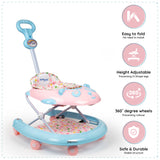 Bumtum Baby Panda Walker With Music, Parental Handle and Stopper - 6-48 Months - Multifunctional & Adjustable