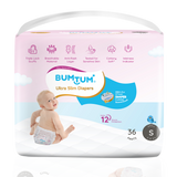 Bumtum Ultra Slim Diaper Pants - UV Protected - Small - 36 Pants