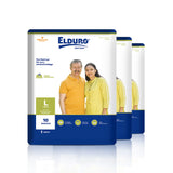 ELDURO Adult Open Tape Diaper with wetness indicator - Large - 10 Count