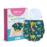 Bumtum Dinosaur Cloth Diaper with insert for Babies 0 to 3 Years