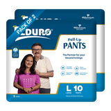 ELDURO Premium Pull-up Pants with wetness indicator - Large - 10 Count