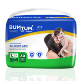 Bumtum Taped Diaper - Large - 30 Count