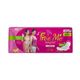 Free Me Premium Comfy Soft Sanitary Napkin - 18 Disposal Cover - Large - 18 Count 240mm