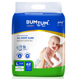 Bumtum Baby Diaper Pants - Large - 62 Count