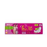 Free Me Premium Comfy Soft Sanitary Napkin - 6 Disposal Cover - Large - 6 Count 240mm