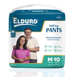 ELDURO Premium Pull-up Pants with wetness indicator - Medium - 10 Count