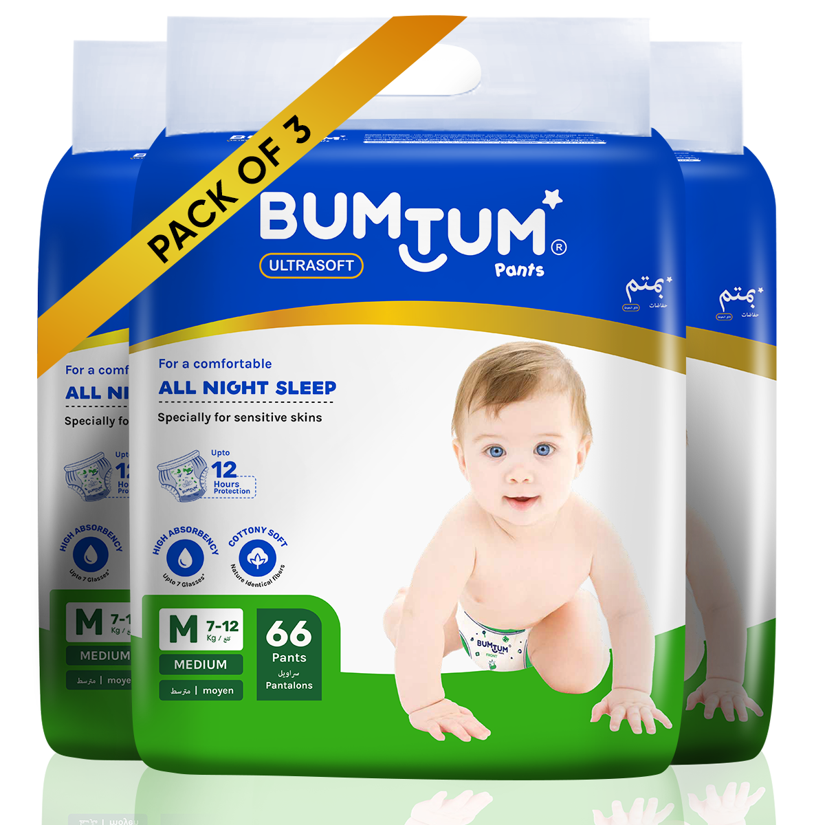 Buy Huggies Complete Comfort Wonder Pants With Aloe Vera Medium Size Baby  Diaper Pants Online at Best Price of Rs 2398  bigbasket