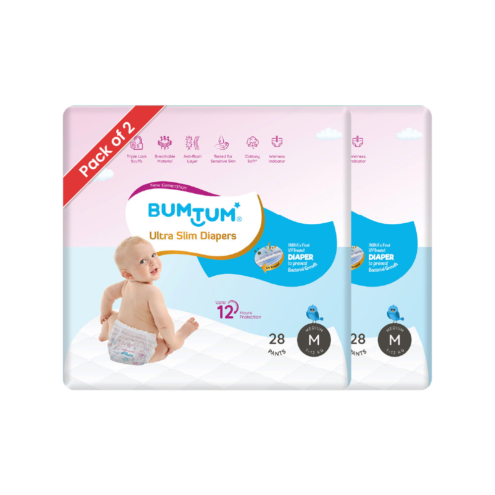 BUMTUM Baby PullUp Diaper Pants  Small 42 Pieces Pack of 1  S  Buy  40 BUMTUM Pant Diapers  Flipkartcom