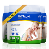 Bumtum Baby Diaper Pants - Small - 78 Count