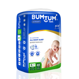 Bumtum Baby Diaper Pants - Small - 40 Count