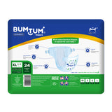 Bumtum Taped Diapers - Extra Large - 24 Count