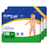 Bumtum Taped Diapers - Extra Large - 24 Count