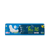 Free Me Premium Comfy Soft Sanitary Napkin - 6 Disposal Cover - X Large - 6 Count 280mm