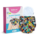 Bumtum Spaceship Cloth Diaper with insert for Babies 0 to 3 Years